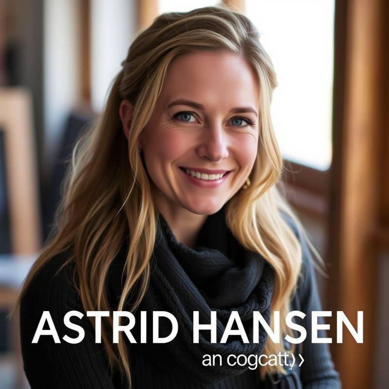 Portrett av Astrid Hansen, podkastinstruktør